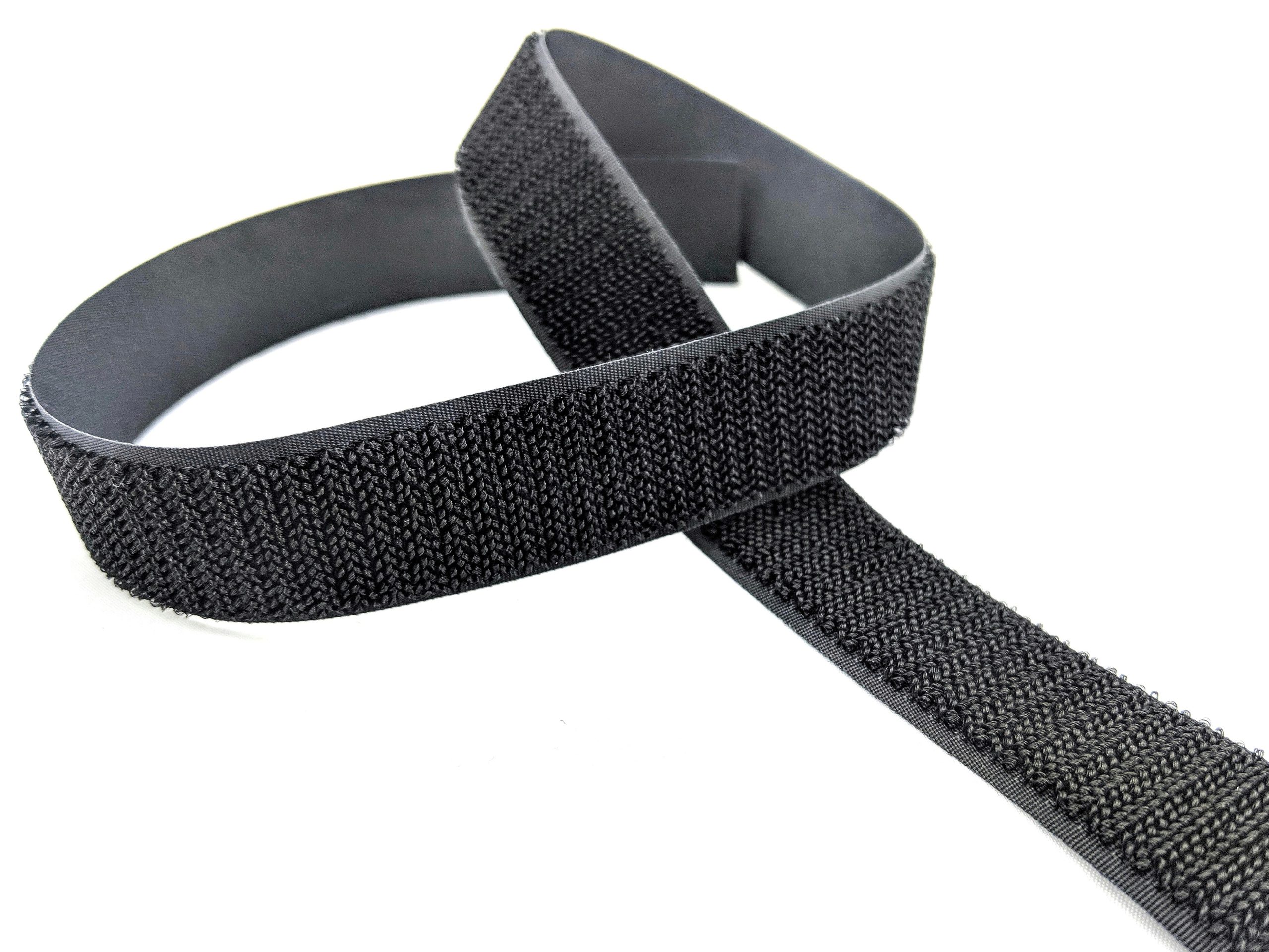 Hook & Loop Fasteners 16pc Velcro Tabs Black 22mm 